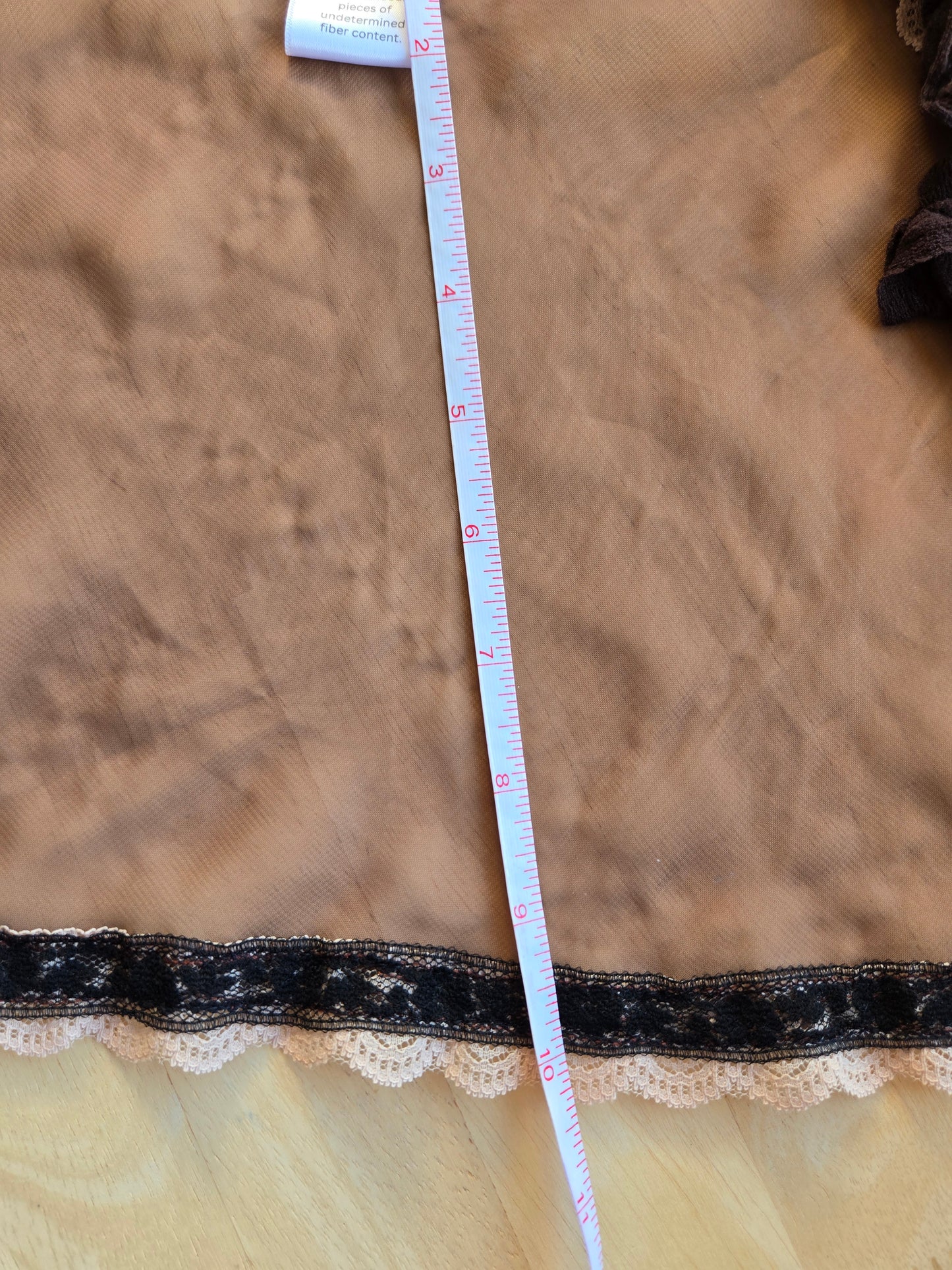 Ethereal Romance | Brown | Shrug | 🤎 Handmade Chocolate Rose Sheer Bolero Shrug Embroidered Flowers Fairycore - Small