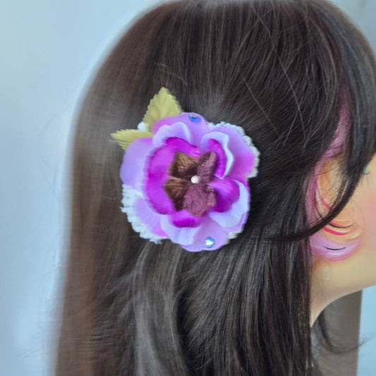 Ethereal Romance | Lavender | Hair Clip | Handmade Lavender Petally Hair Clip Fairycore Dollette Style🌸
