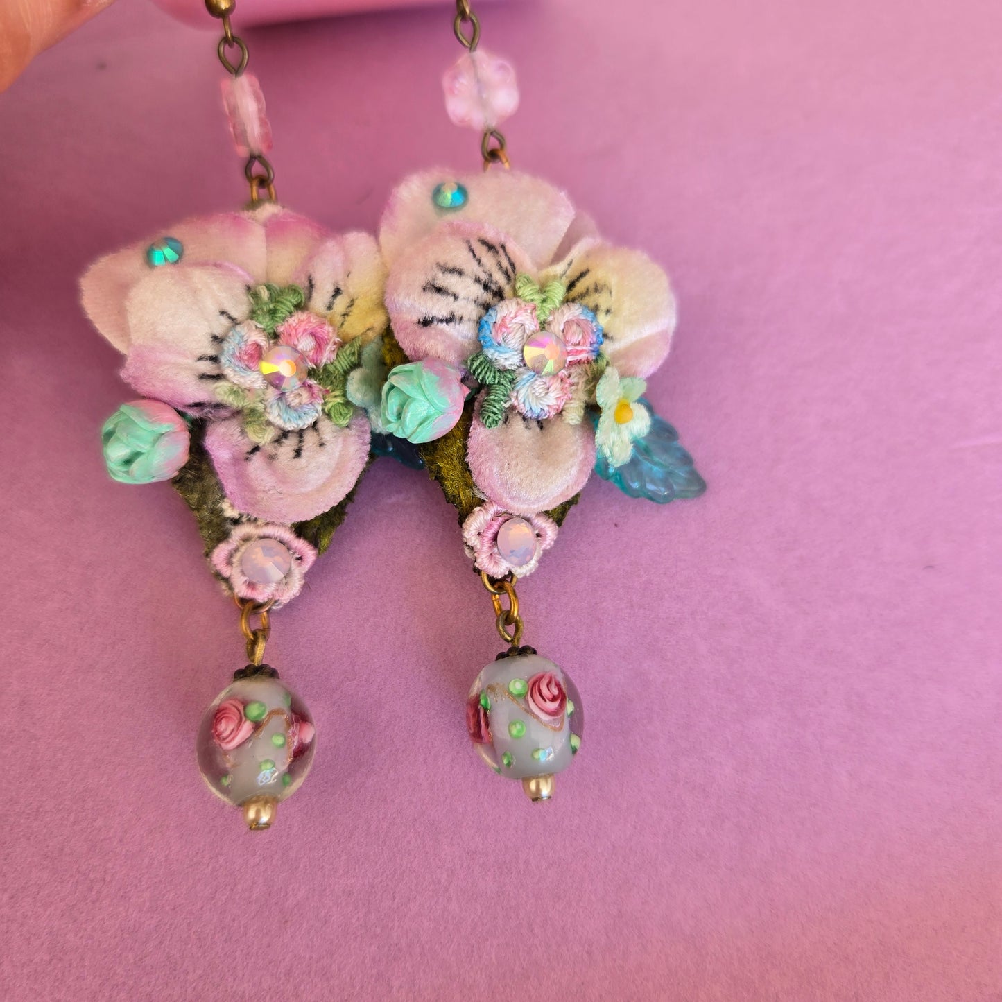 Ethereal Romance | Lilac | Earrings | Velvet Violet Melody
