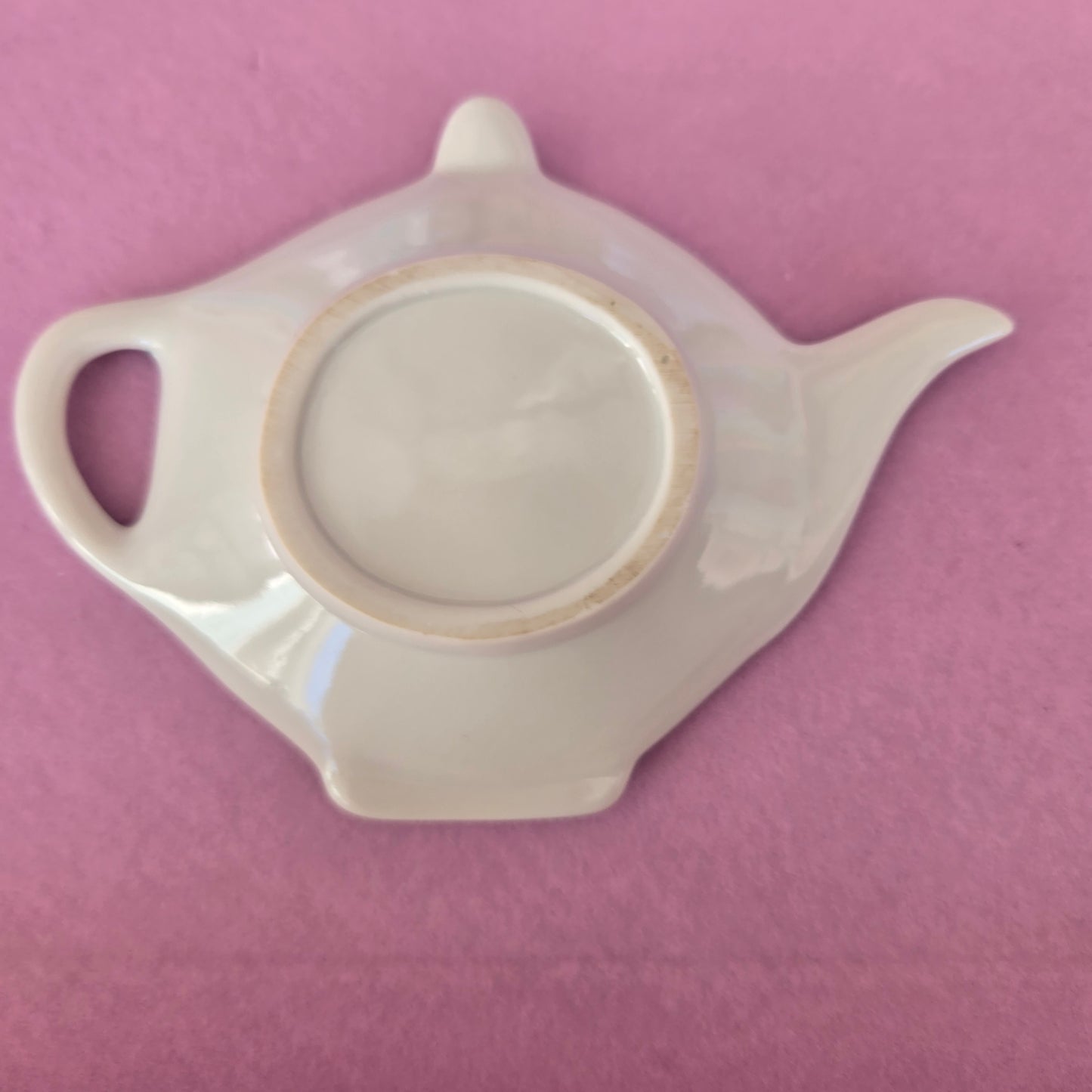 Ethereal Romance | Blue | Vintage | Hand Painted Roses on China Teapot Jewelry Ring Holder