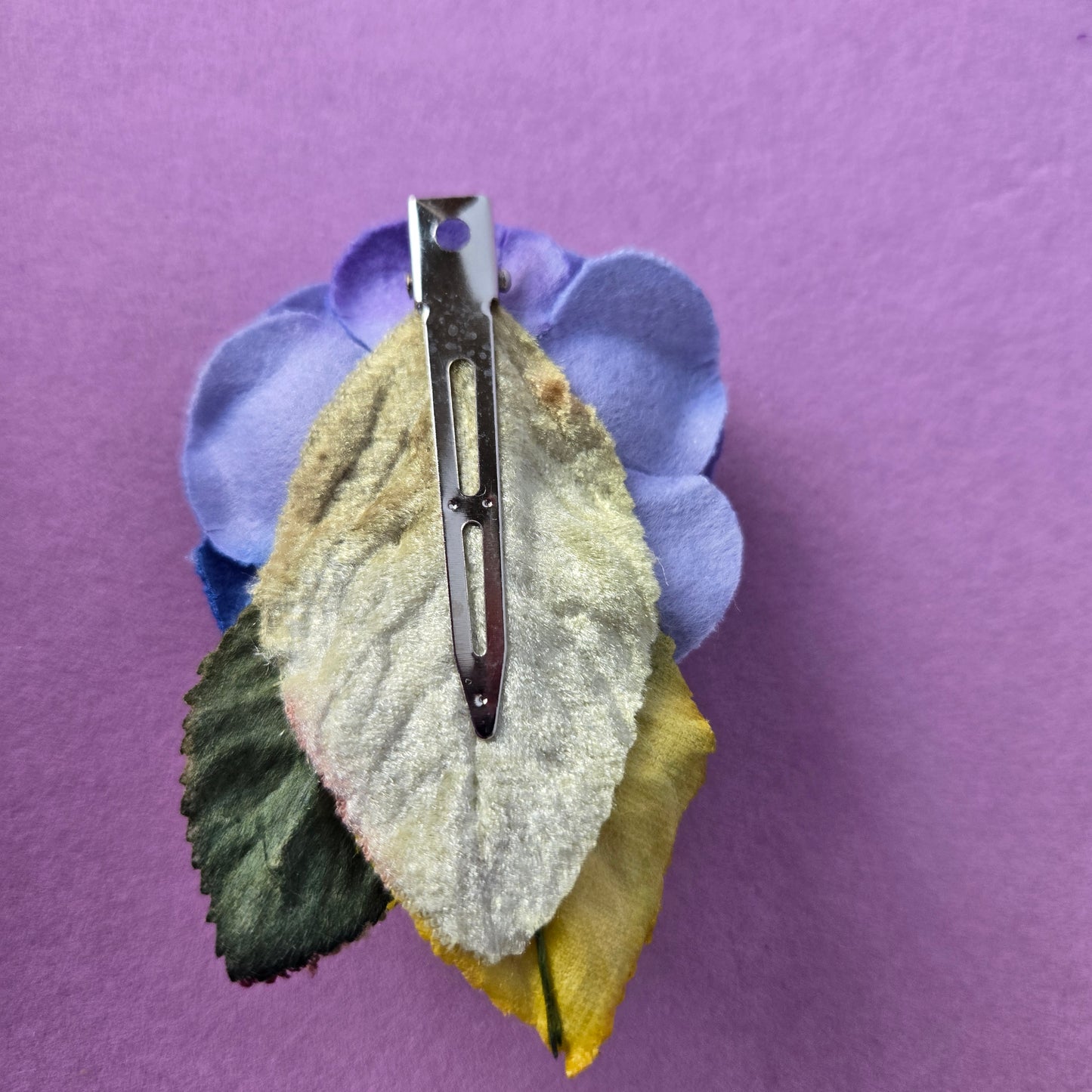 Ethereal Romance | Blue | Hair Clip | Periwinkle Blue Velvet Rose