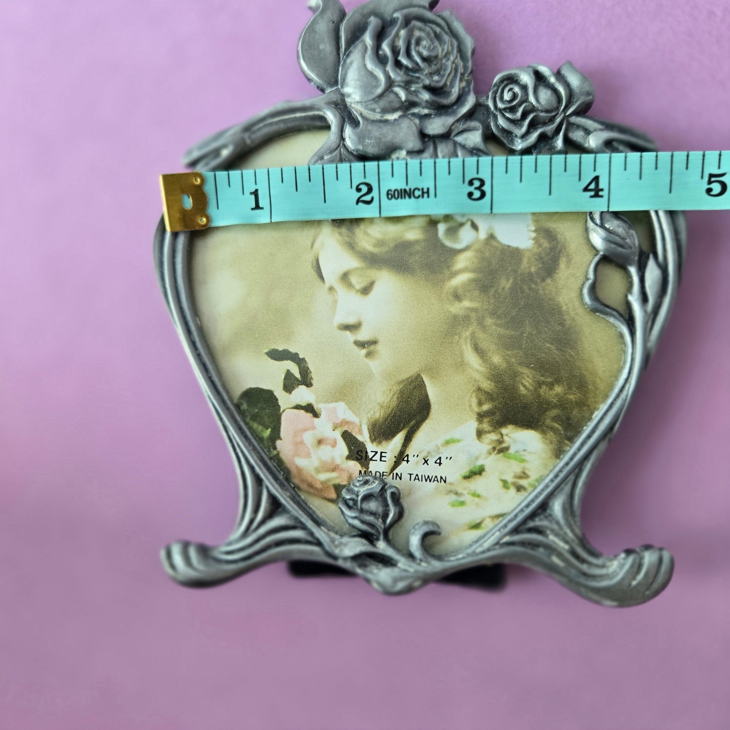 Whimsical Wonders | Silver | Frame | Vintage Art Nouvea-style Picture Frame