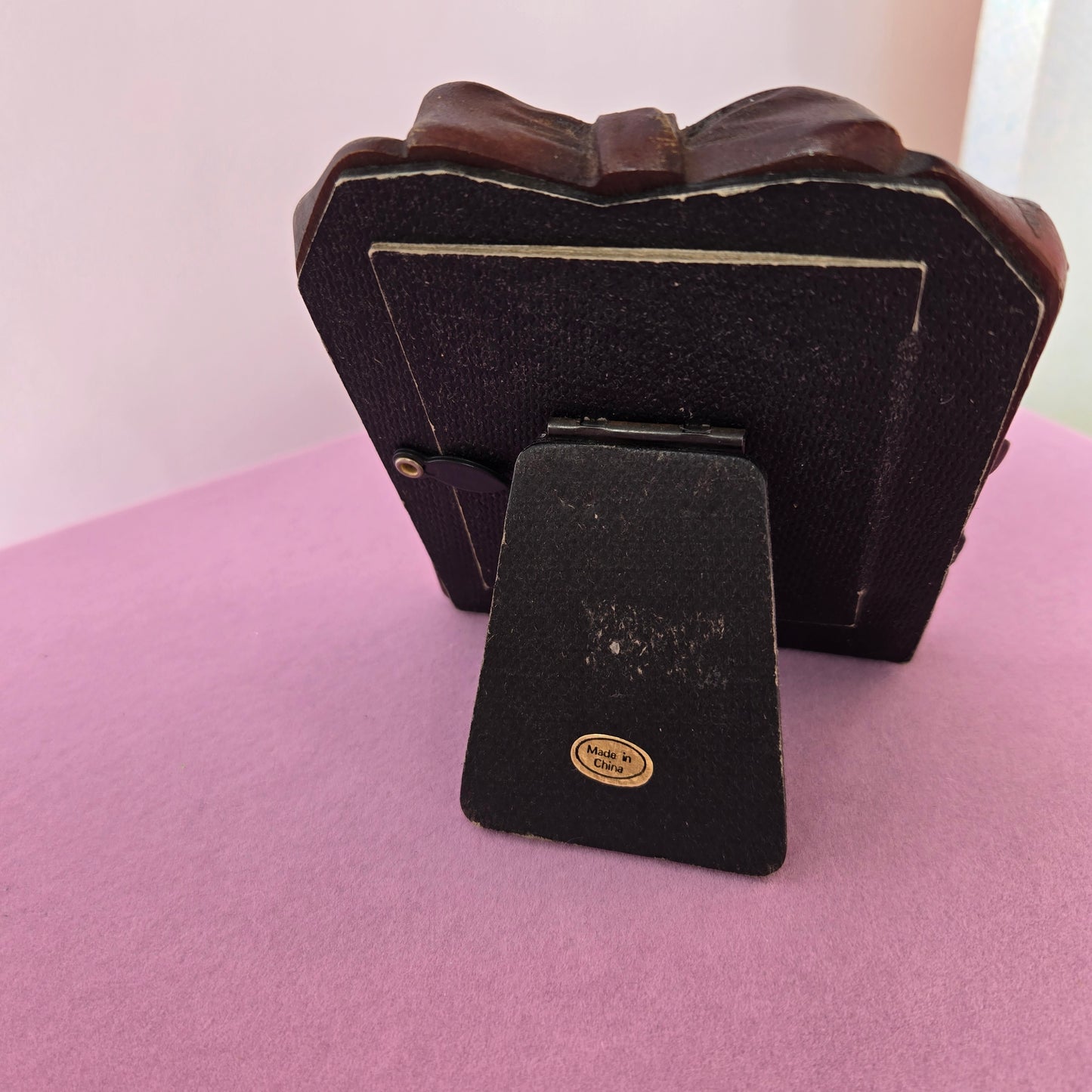 Whimsical Wonders | Brown | Picture Frame | Mini Frame with Roses and Bows