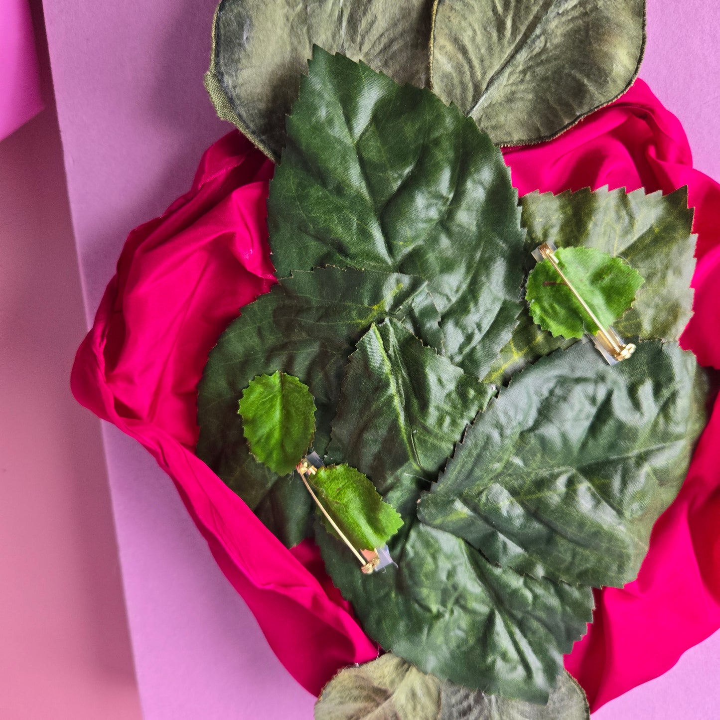 Ethereal Romance | Pink | Brooch | 1920s Style Raspberry Rose Large Rose Pin