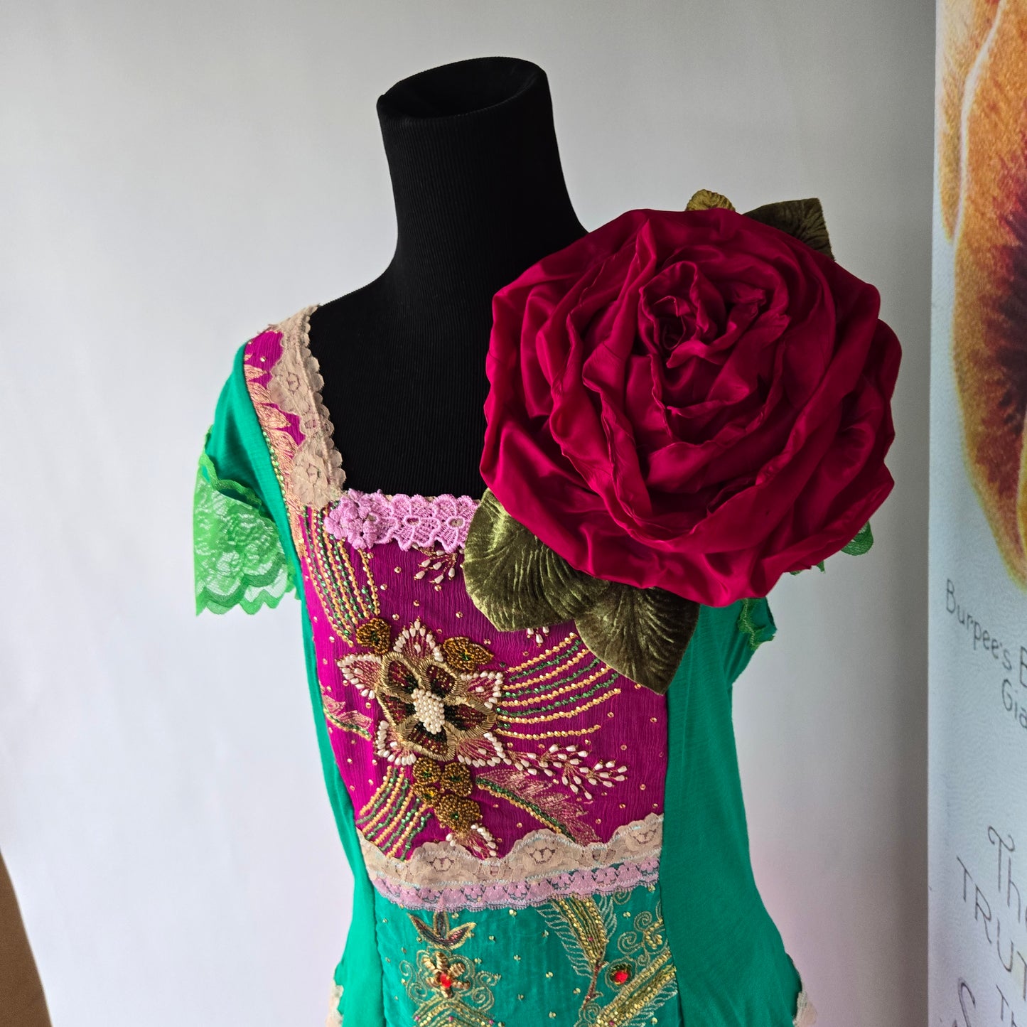 Ethereal Romance | Pink | Brooch | 1920s Style Raspberry Rose Large Rose Pin