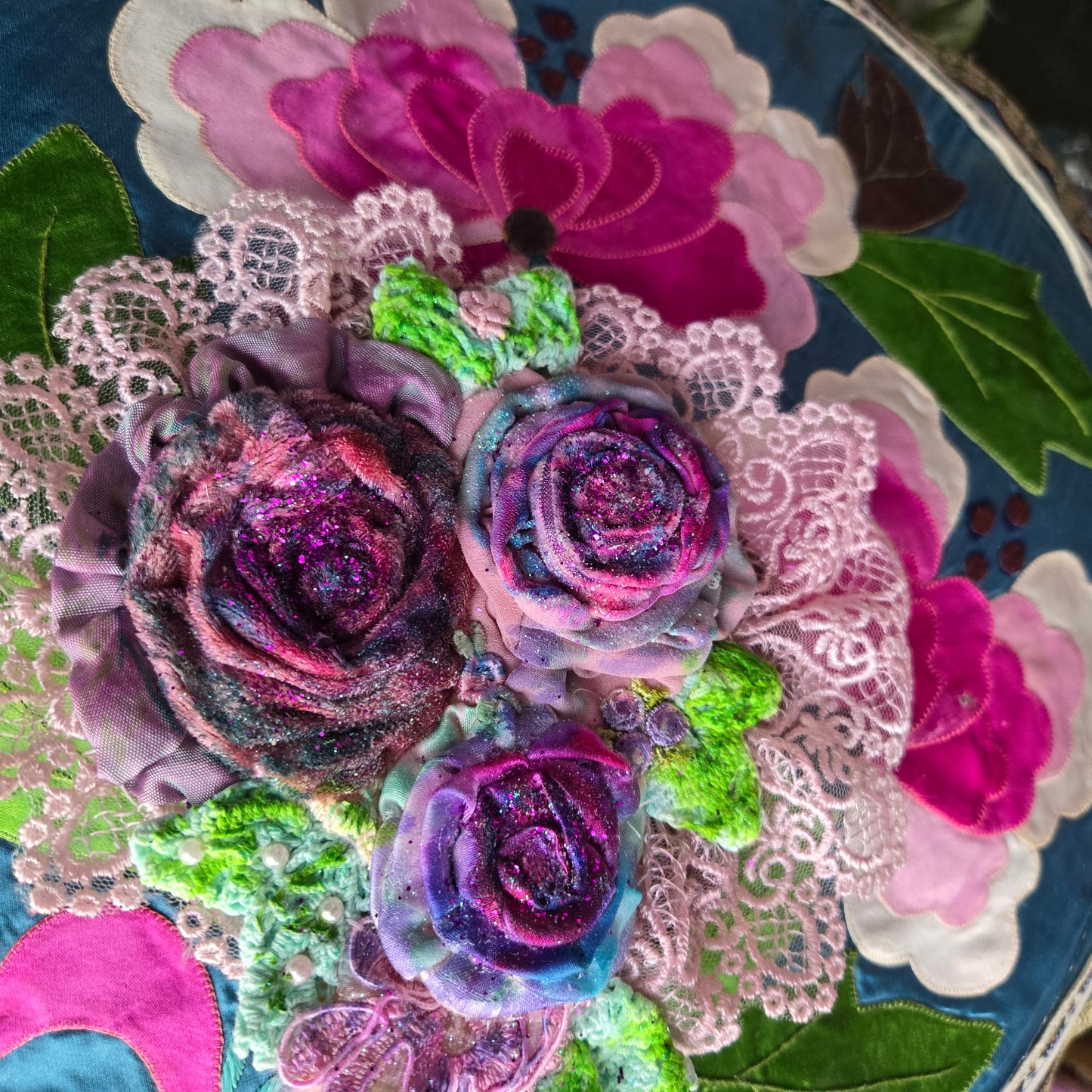 Ethereal Romance | Lavender | Brooch | Pastel Rose Bouquet