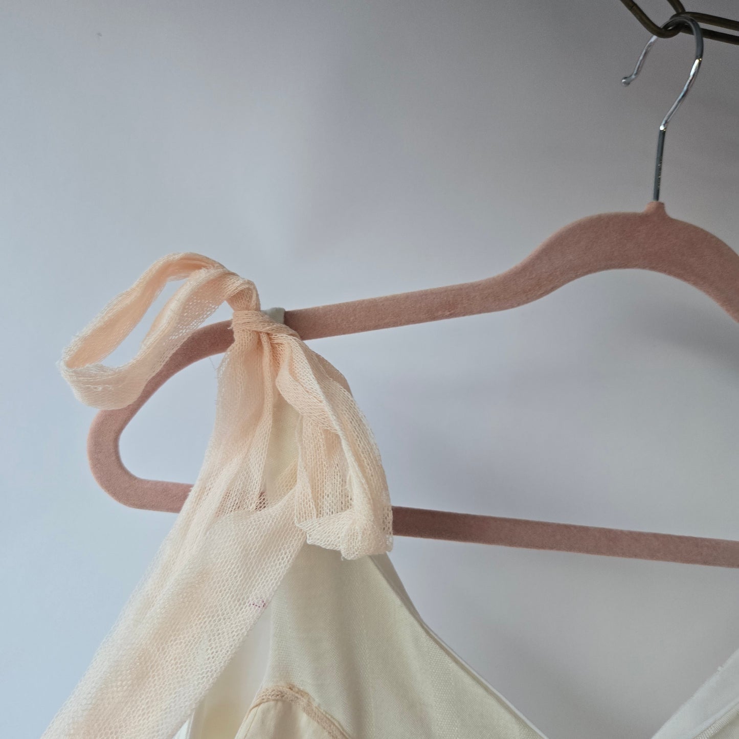 Ethereal Romance | Cream | Blouse | Vintage Lace, Crochet and Embroidered Rose - Small - Medium