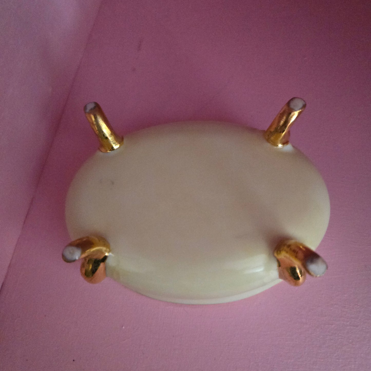 Whimsical Wonders | Vintage Hand Painted Rose Porcelain Trinket Box Rococo Style
