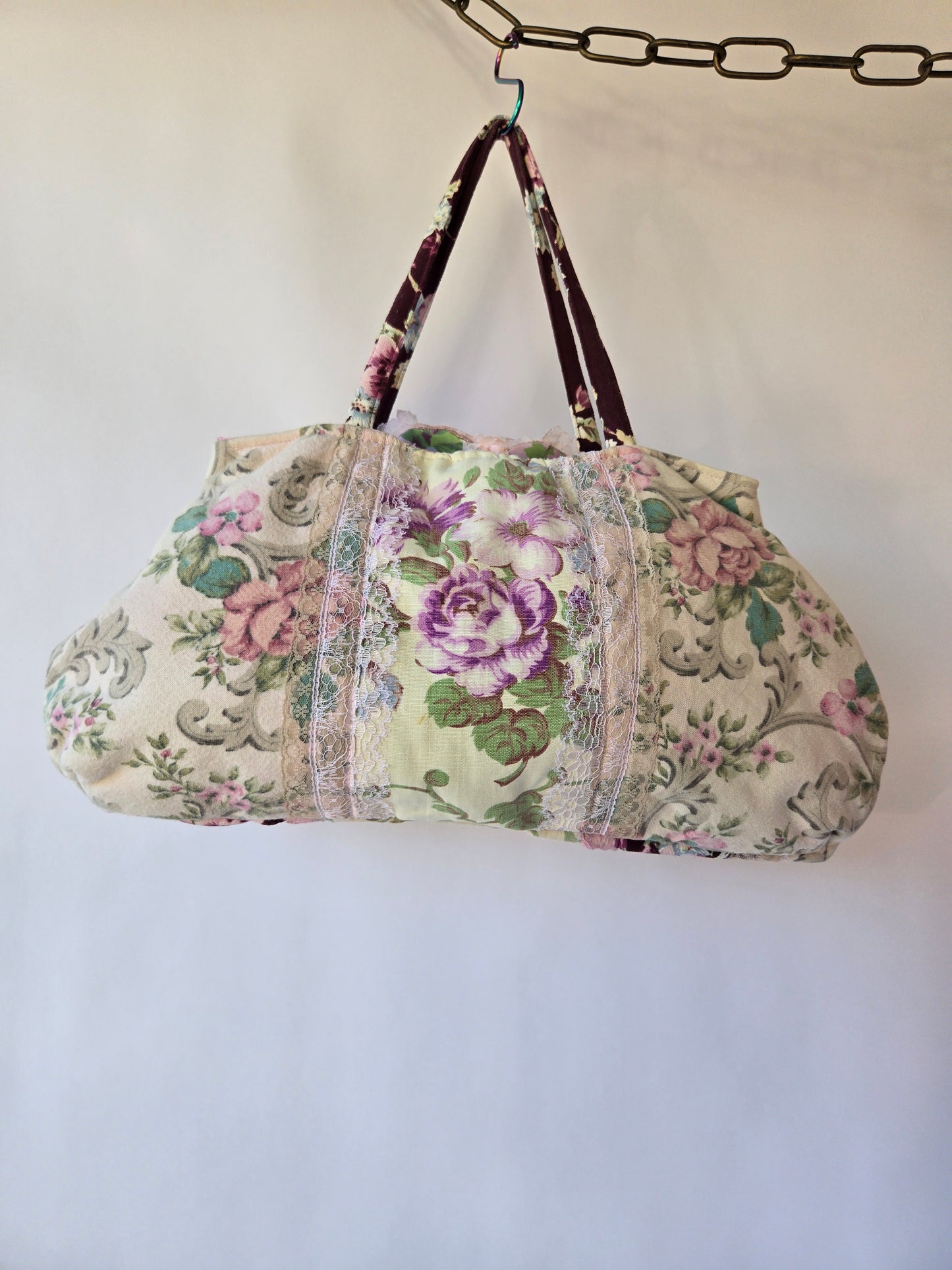 Ethereal Romance | Pink | Handbag | 🌹 Romantic Handmade 1920s-Inspired Rose Handbag Coquette
