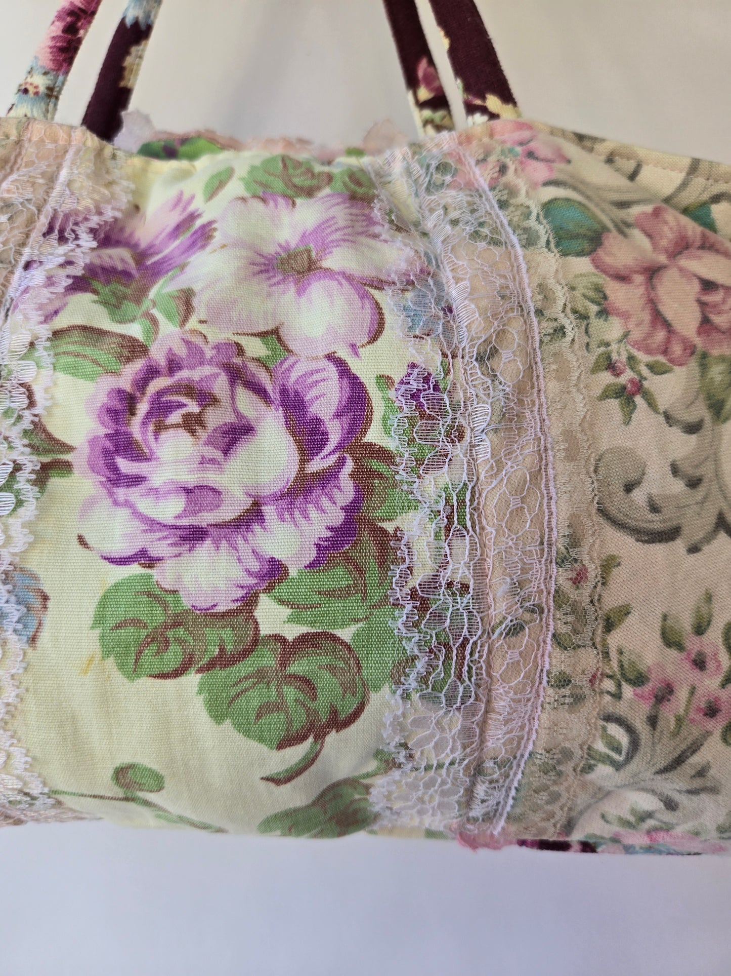 Ethereal Romance | Pink | Handbag | 🌹 Romantic Handmade 1920s-Inspired Rose Handbag Coquette