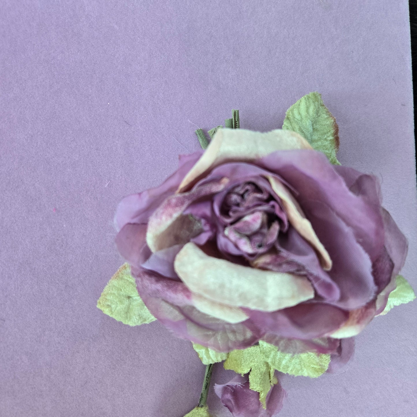 Ethereal Romance | Lavender | Hair Barrette | Lavender Millinery Velvet Rose Posey