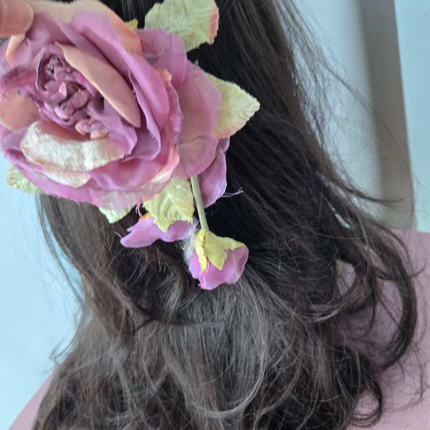 Ethereal Romance | Lavender | Hair Barrette | Lavender Millinery Velvet Rose Posey