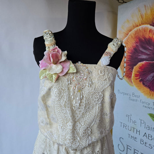 Ethereal Romance | Pink | Brooch | Handmade Blush Pink Velvet Rose Millinery Pin