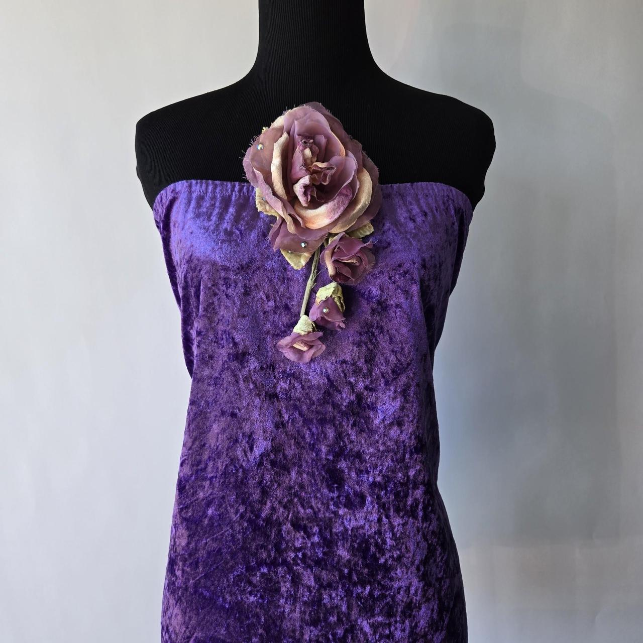 Ethereal Romance | Lavender | Brooch | Velvet and Chiffon 1920's-style Millinery Cabbage Rose