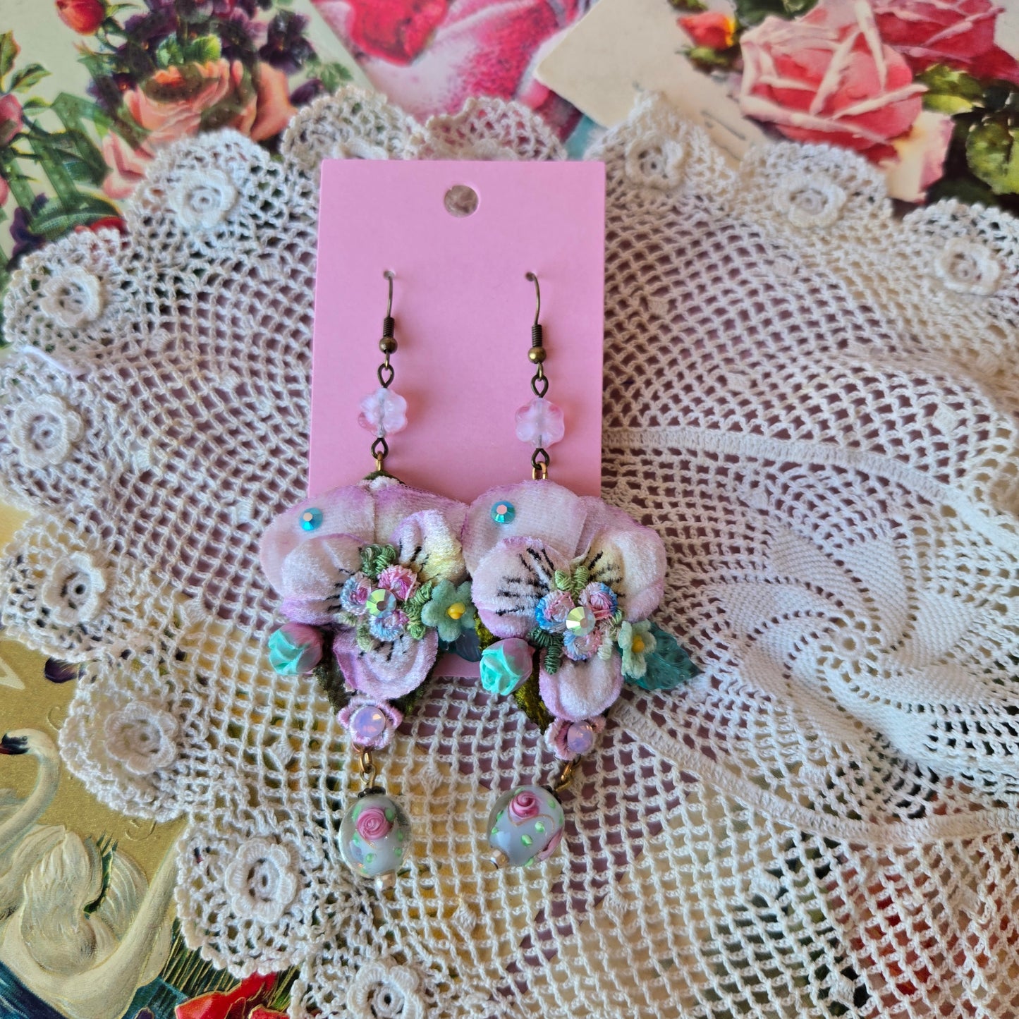 Ethereal Romance | Lilac | Earrings | Velvet Violet Melody