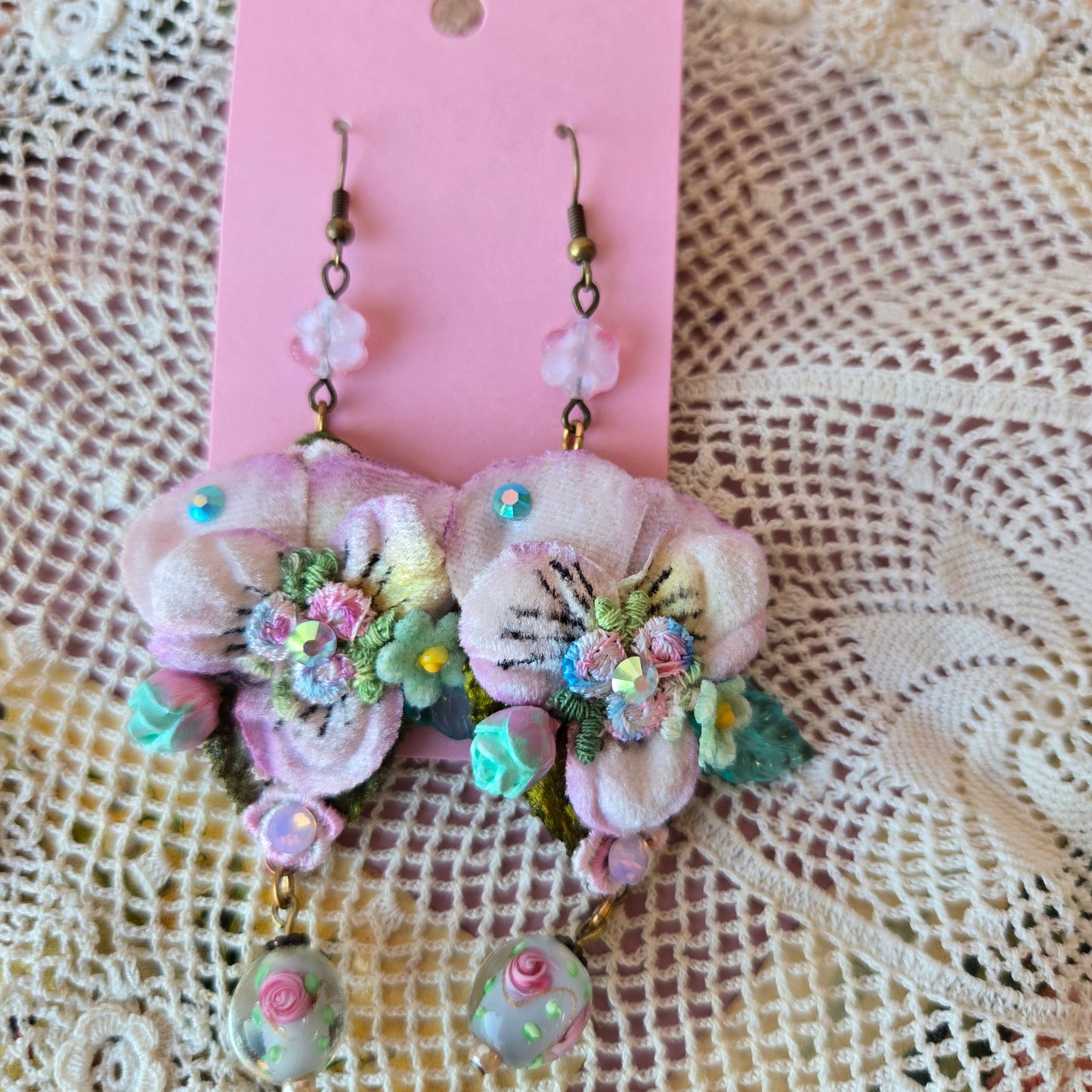 Ethereal Romance | Lilac | Earrings | Velvet Violet Melody