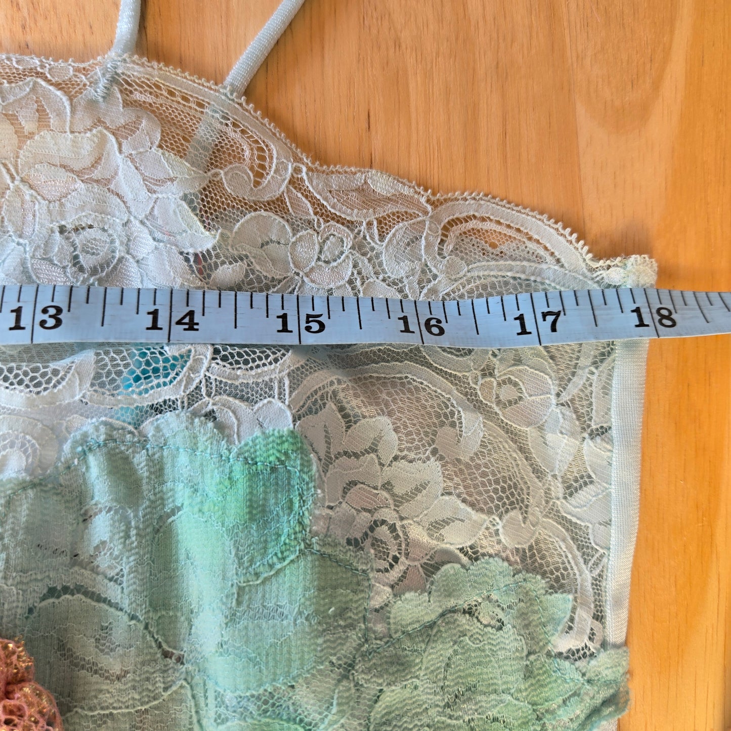 Ethereal Romance | Blue | Blouse | "Butterfly Garden" Vintage Lace | Size Small