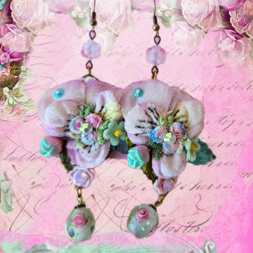 Ethereal Romance | Lilac | Earrings | Velvet Violet Melody